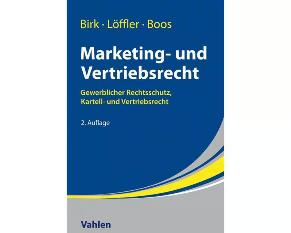 Marketing- und Vertriebsrecht