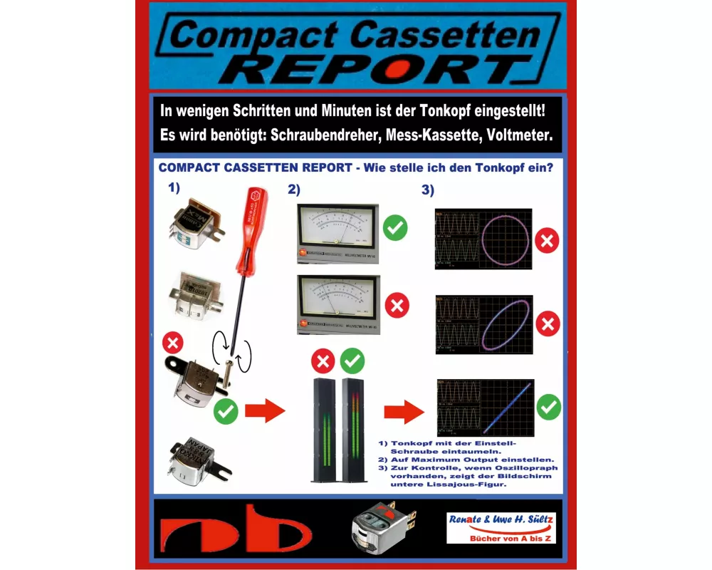 Compact Cassetten Report - Wie stelle ich den Tonkopf ein?