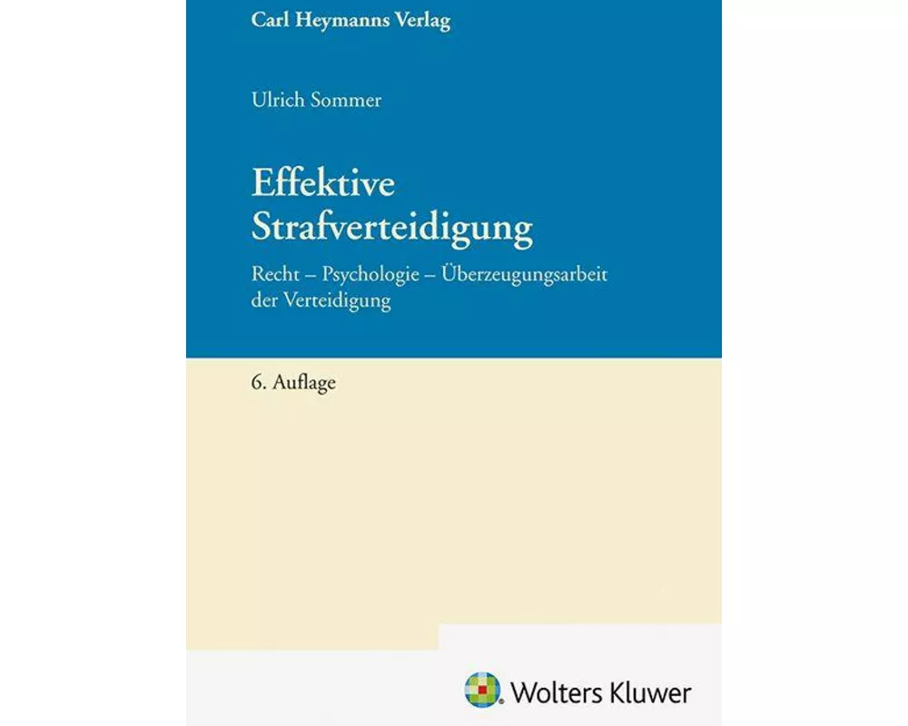 Effektive Strafverteidigung