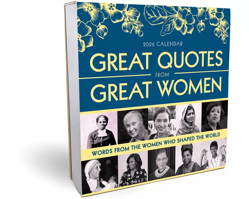 2026 Great Quotes from Great Women Boxed Calendar