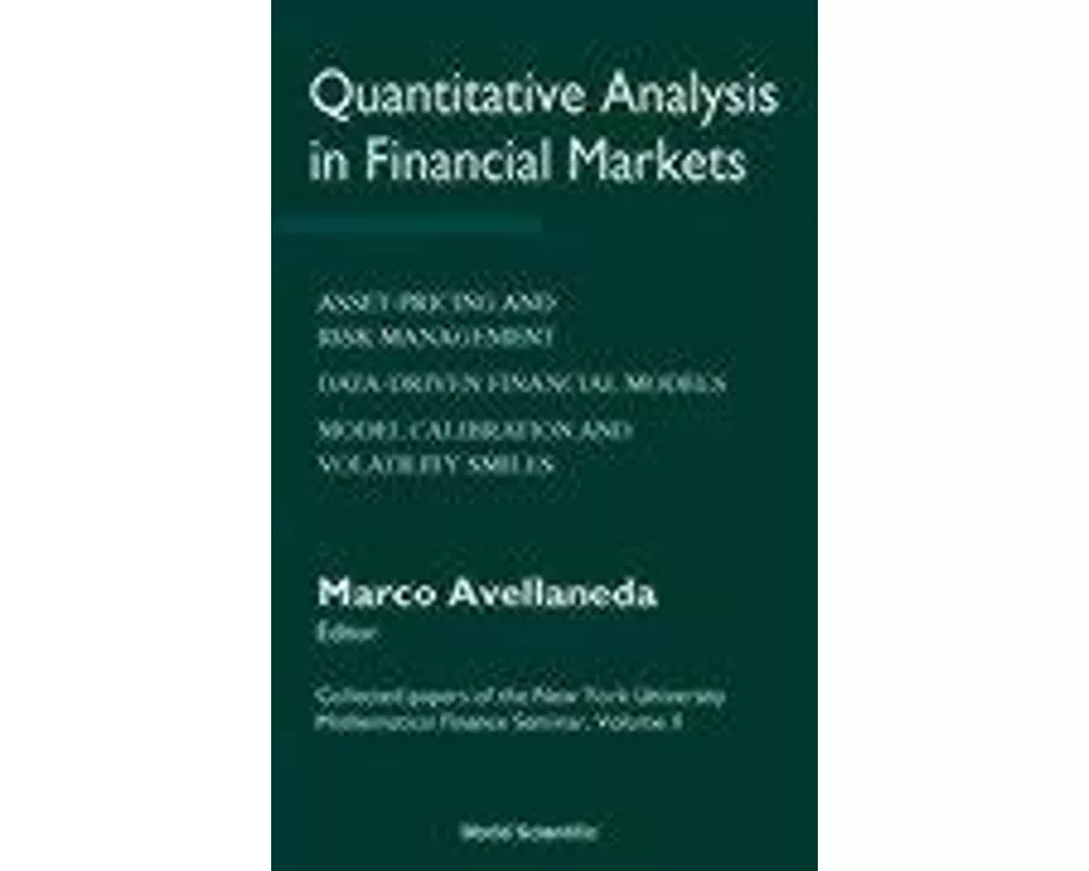 Quantitative Analysis In Financial Markets: Collected Papers Of The New York University Mathematical Finance Seminar (Vol Ii)