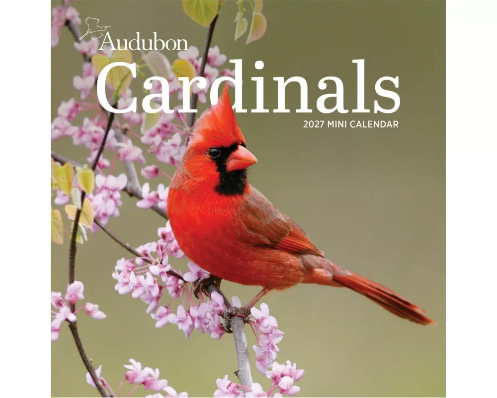 Audubon Cardinals Mini Wall Calendar 2027