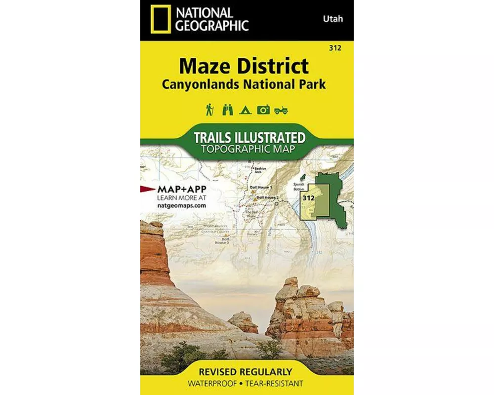 Maze District: Canyonlands National Park Map