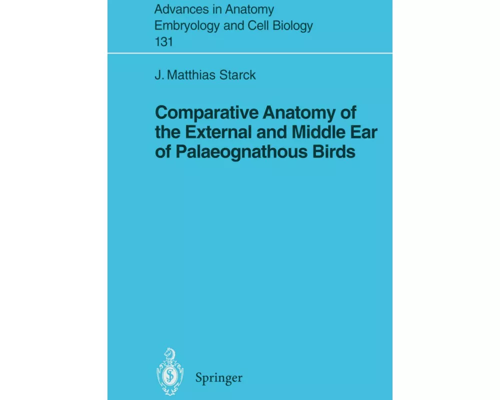 Comparative Anatomy of the External and Middle Ear of Palaeognathous Birds