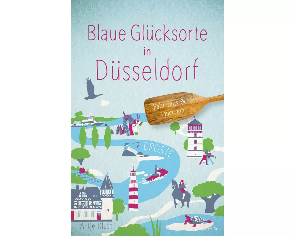 Blaue Glücksorte in Düsseldorf