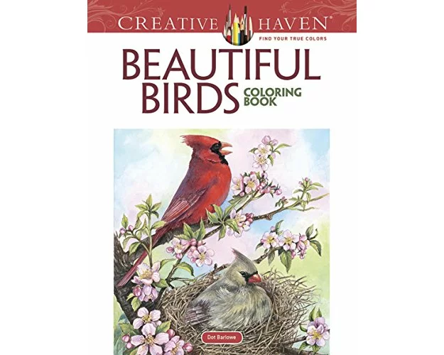 Creative Haven Beautiful Birds Coloring Book