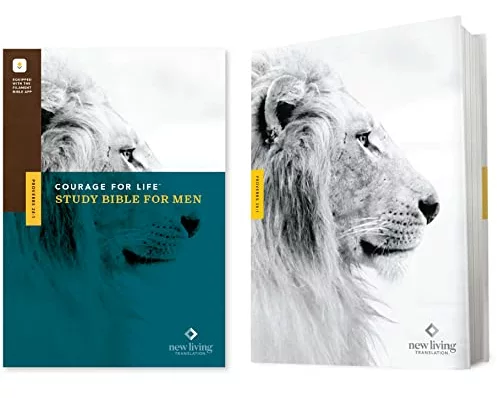 NLT Courage for Life Study Bible for Men, Filament Enabled (Hardcover)