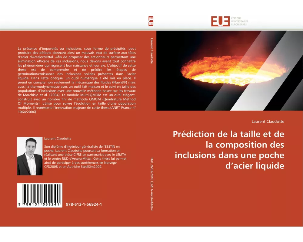 Prédiction de la Taille Et de la Composition Des Inclusions Dans Une Poche d''acier Liquide
