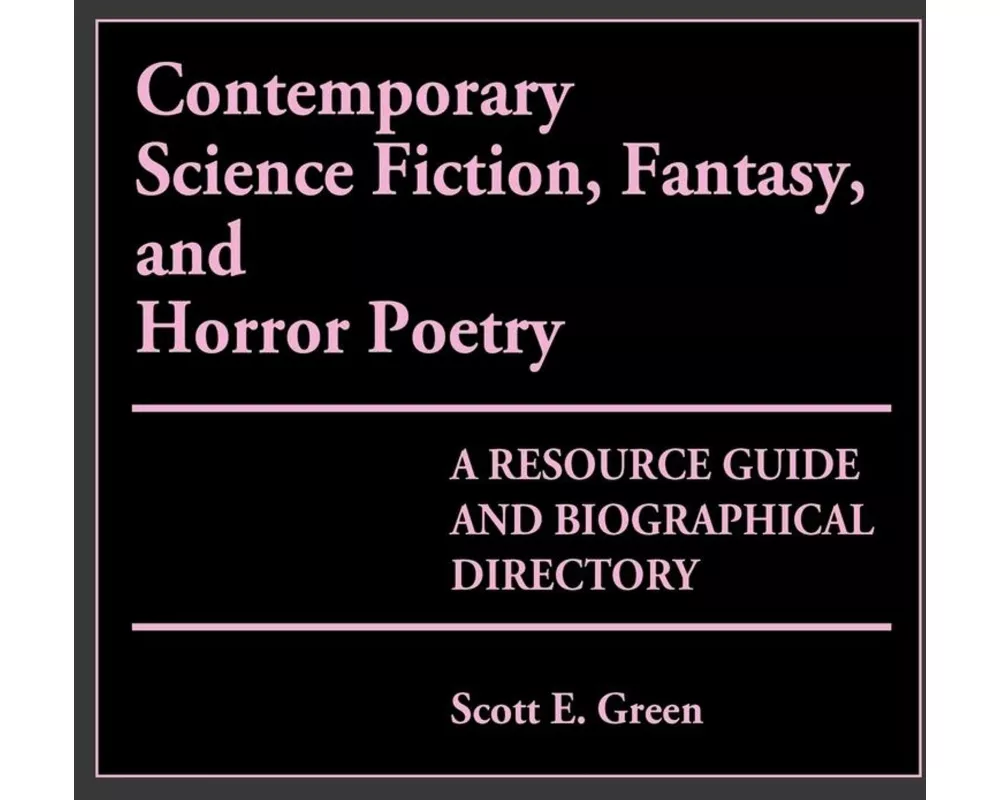 Contemporary Science Fiction, Fantasy, and Horror Poetry