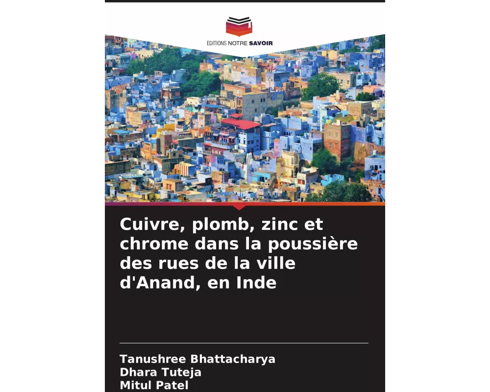 Cuivre, plomb, zinc et chrome dans la poussière des rues de la ville d'Anand, en Inde