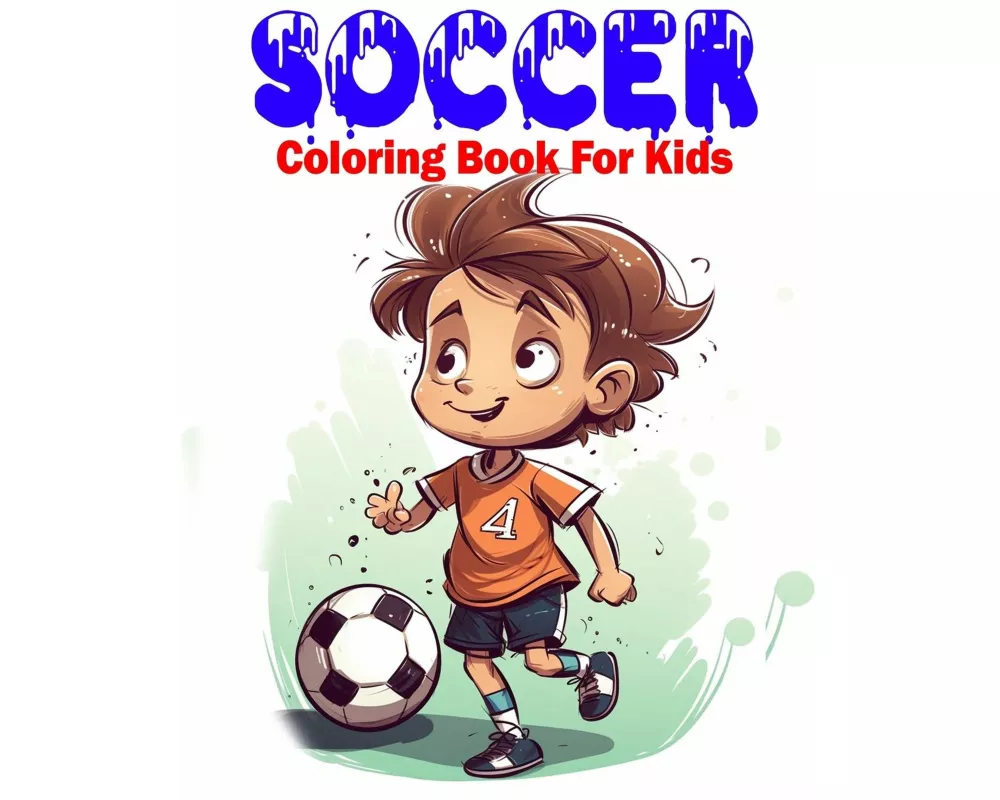 Soccer Coloring Book For Kids