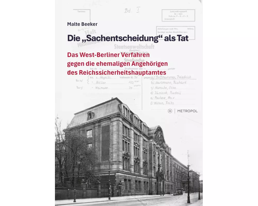 Die "Sachentscheidung" als Tat