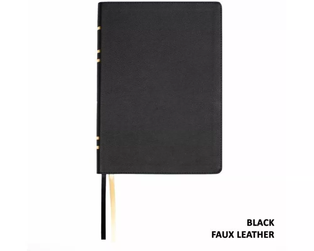 Lsb Giant Print Reference Edition, Paste-Down Black Faux Leather
