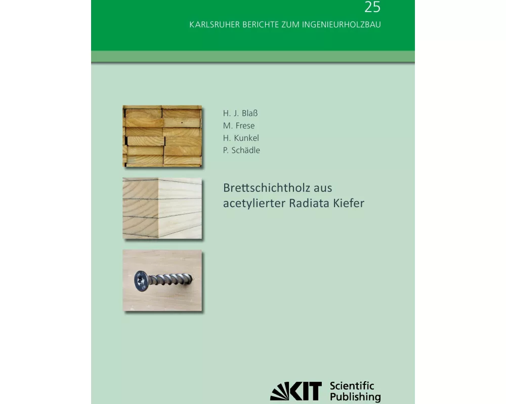Brettschichtholz aus acetylierter Radiata Kiefer