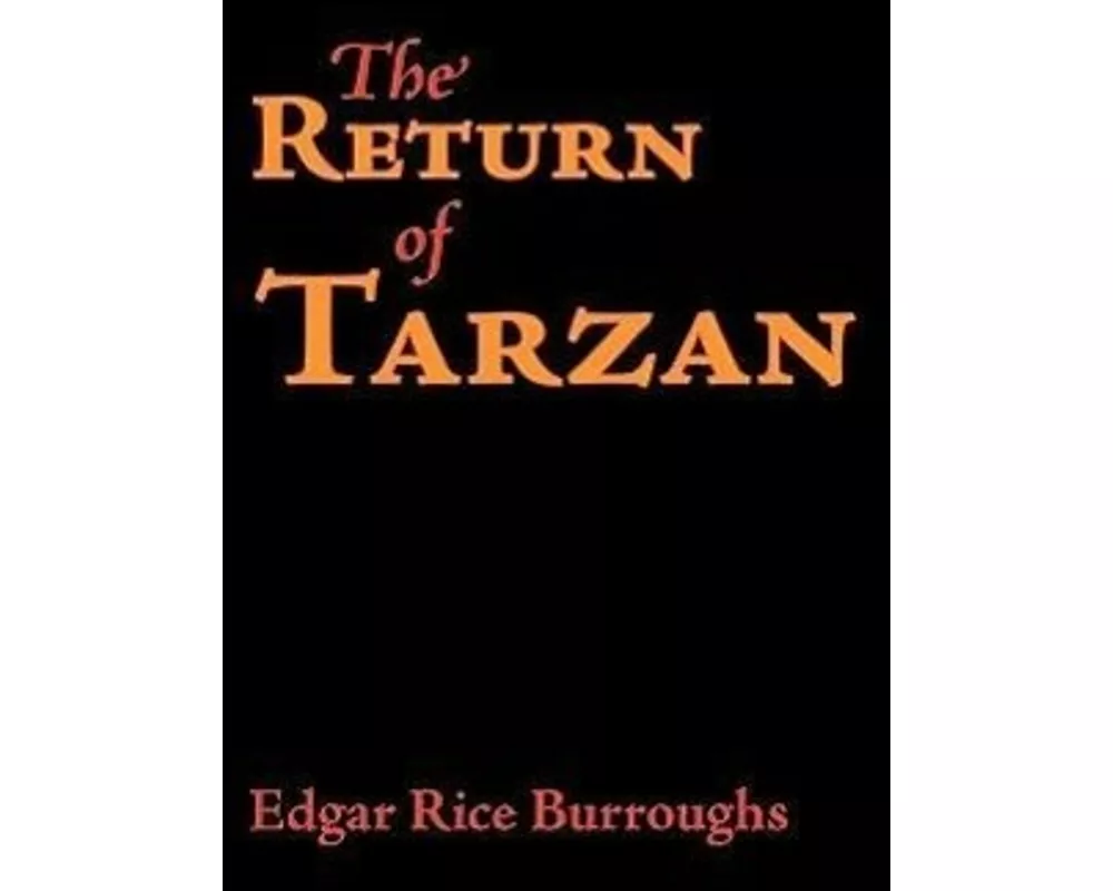 The Return of Tarzan, Large-Print Edition