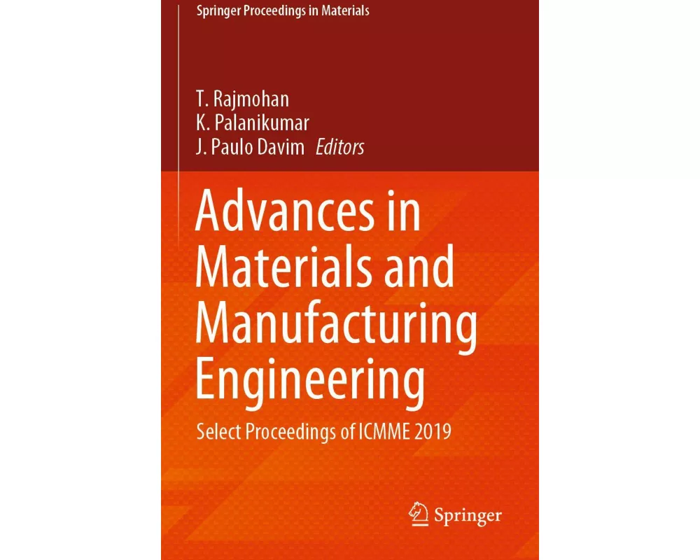 Advances in Materials and Manufacturing Engineering