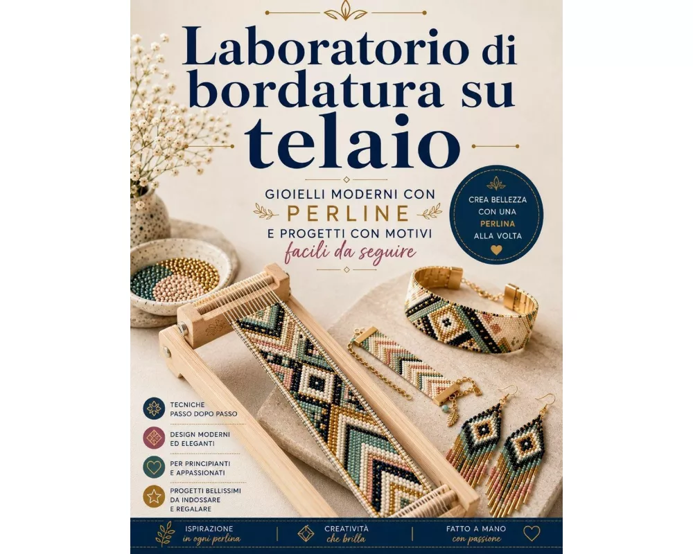 Laboratorio di bordatura su telaio