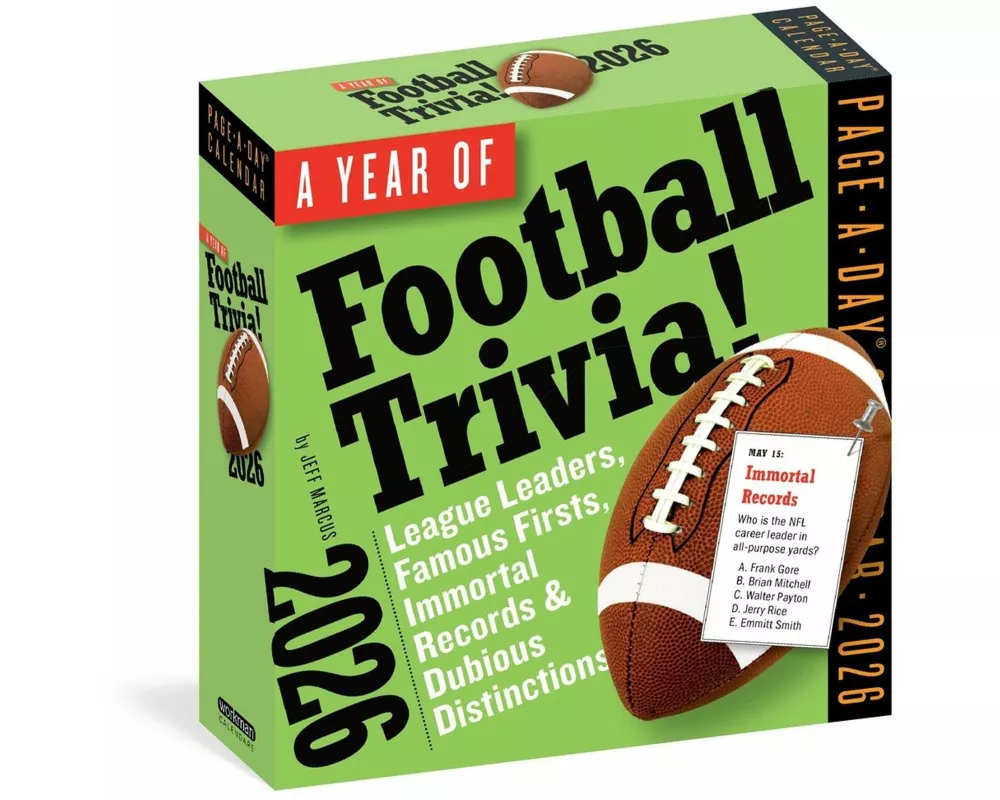 Year of Football Trivia! Page-A-Day Calendar 2026