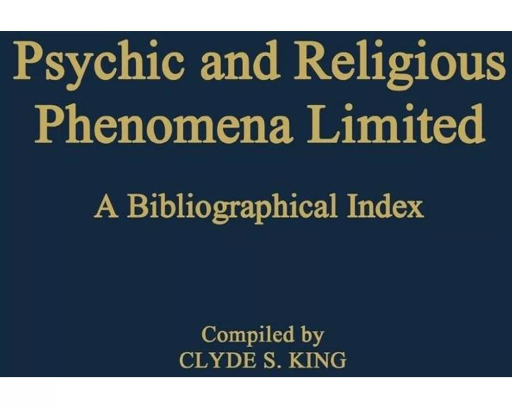 Psychic and Religious Phenomena Limited