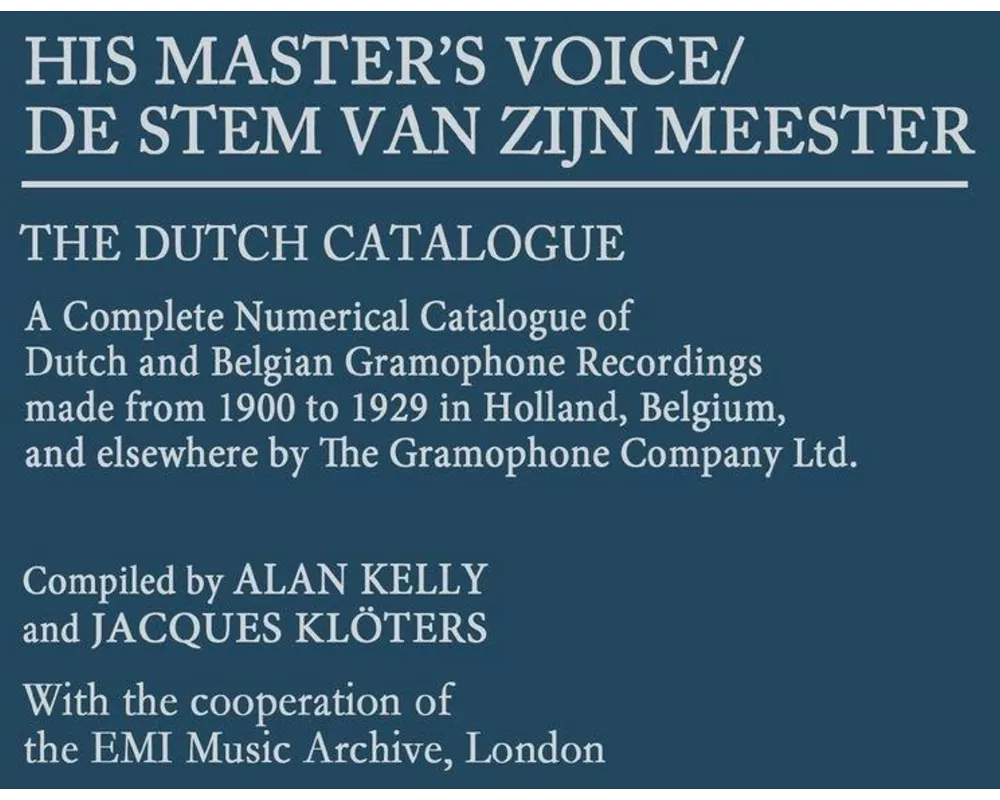 His Master's Voice/De Stem van zijn Meester