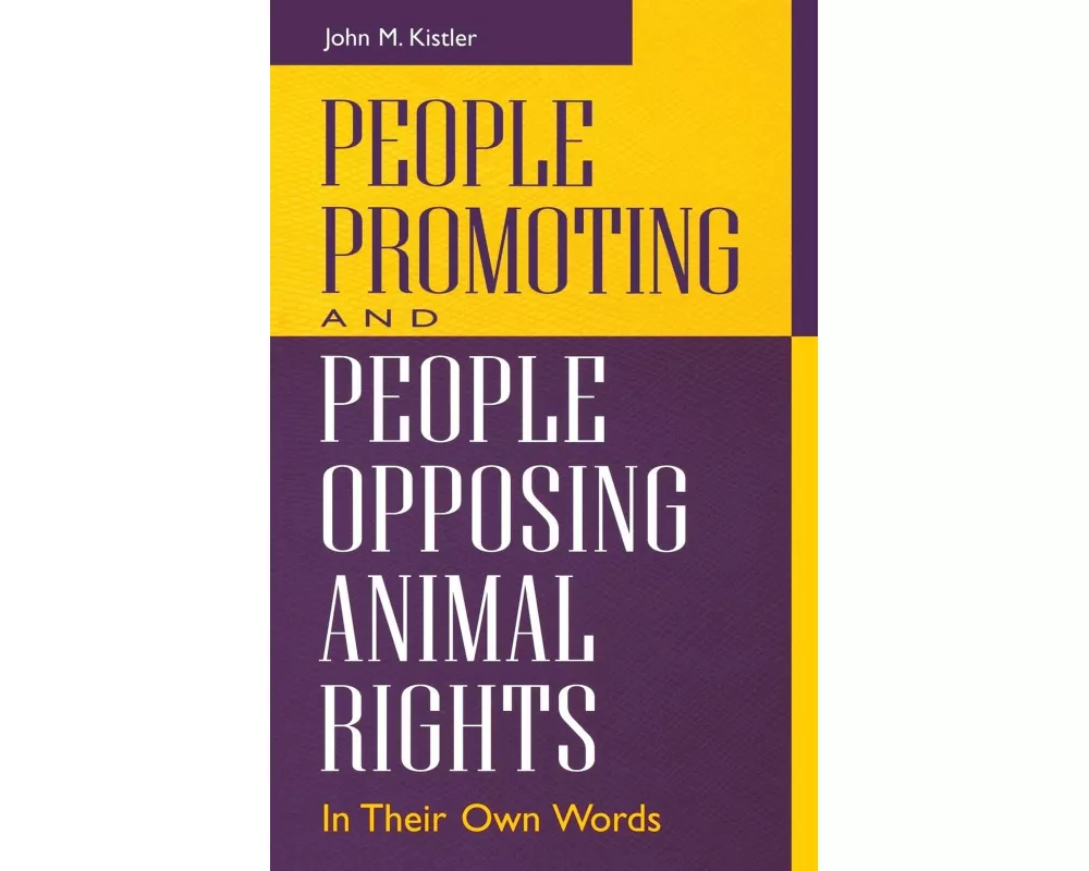 People Promoting and People Opposing Animal Rights