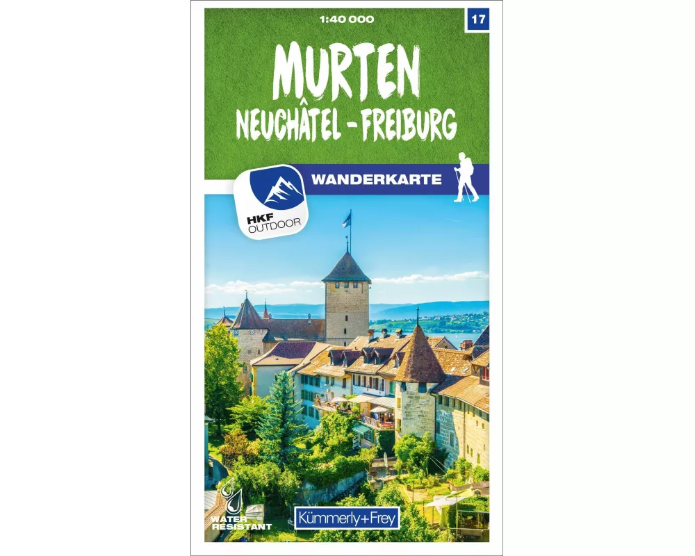 Kümmerly+Frey Wanderkarte 17 Murten 1:40.000