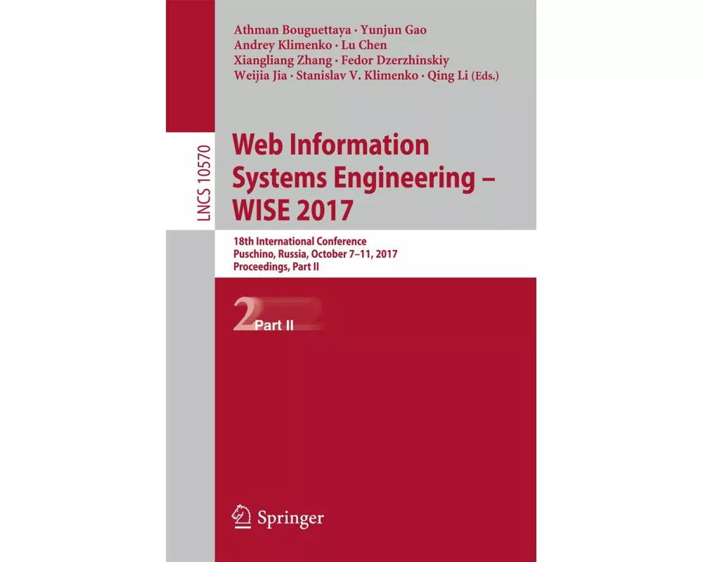 Web Information Systems Engineering – WISE 2017