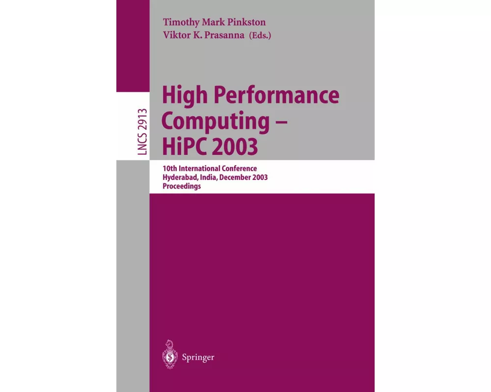 High Performance Computing -- HiPC 2003