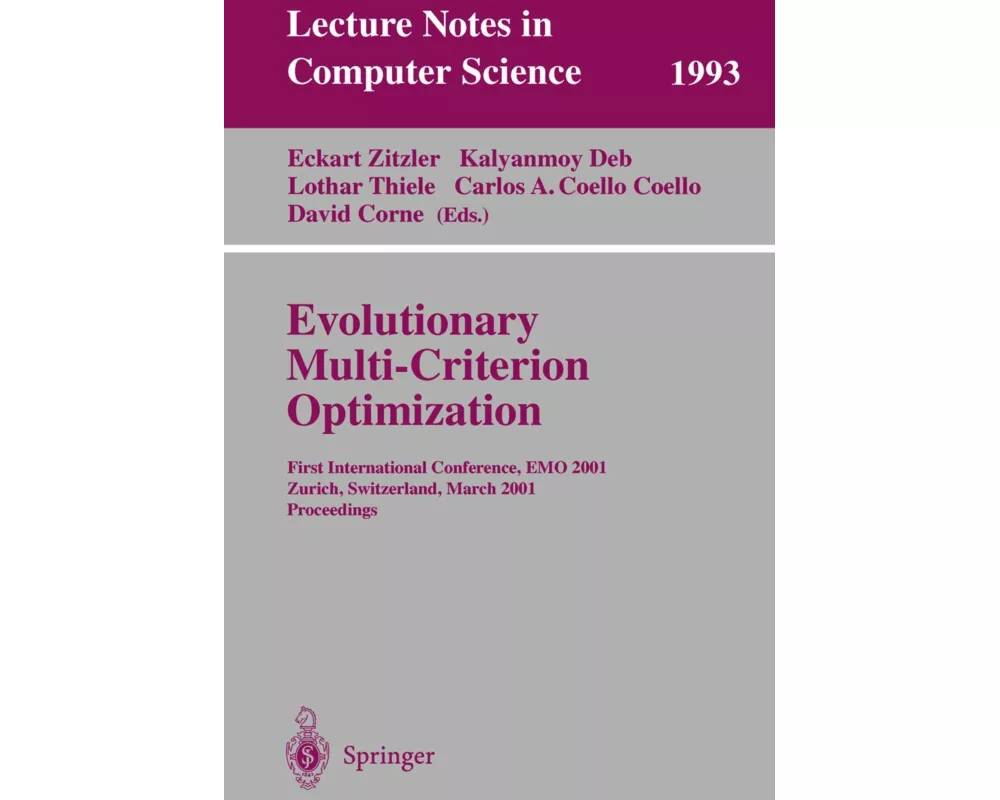 Evolutionary Multi-Criterion Optimization