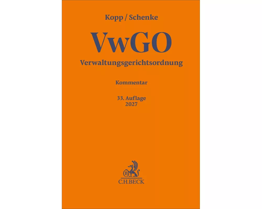 Verwaltungsgerichtsordnung. VwGO