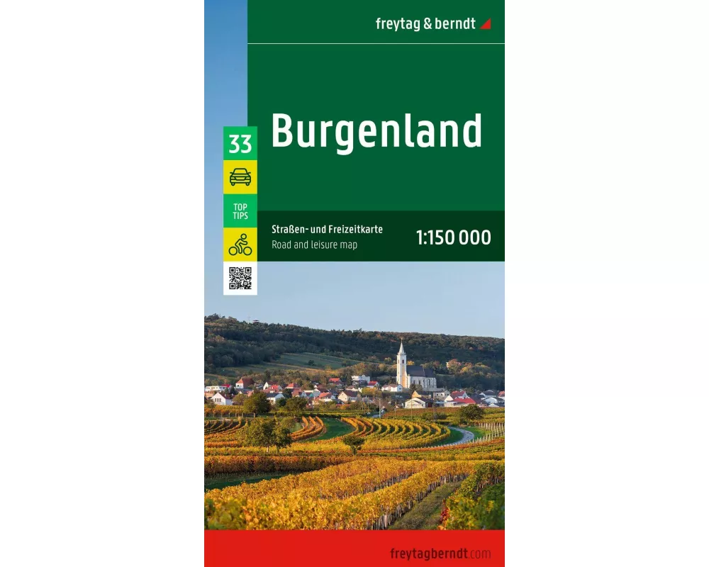 freytag & berndt Straßenkarte Burgenland 1:150.000