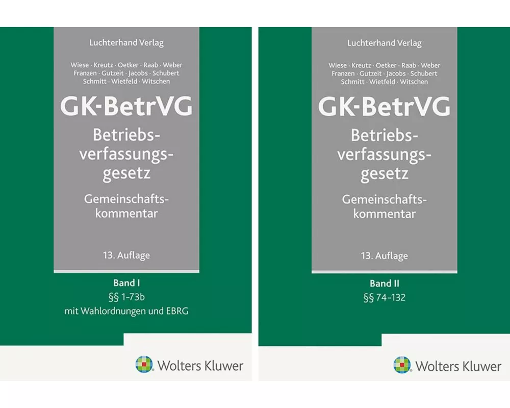 GK-BetrVG Betriebsverfassungsgesetz
