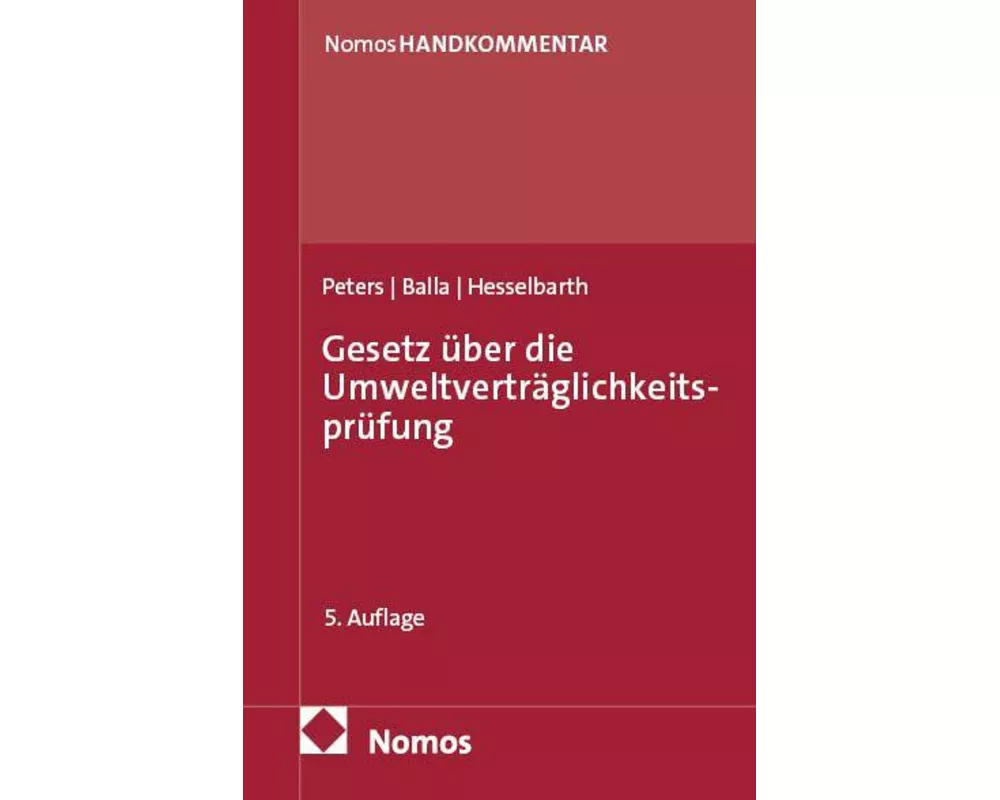 Gesetz über die Umweltverträglichkeitsprüfung