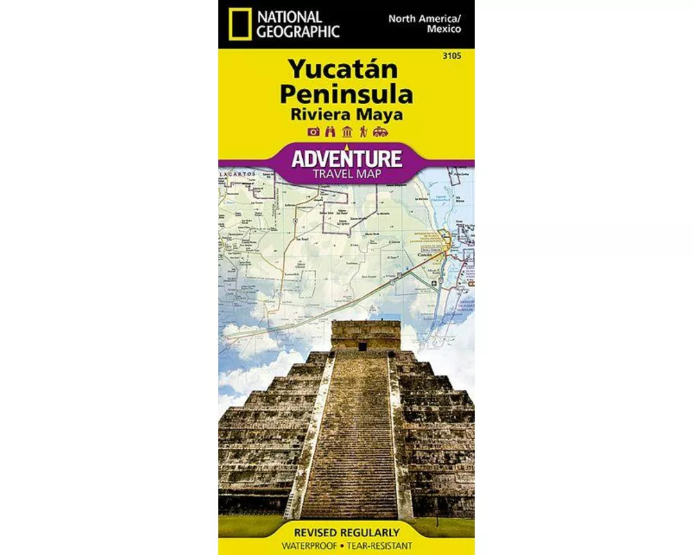 Yucatan Peninsula: Riviera Maya Map [Mexico]
