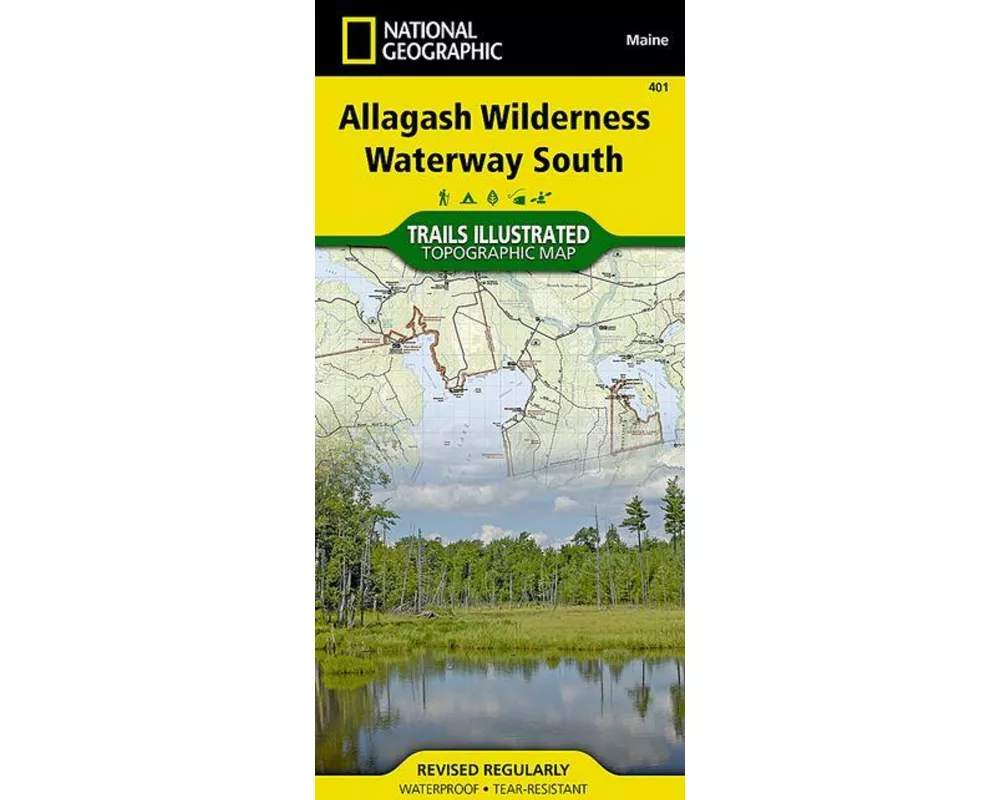 Allagash Wilderness Waterway South Map