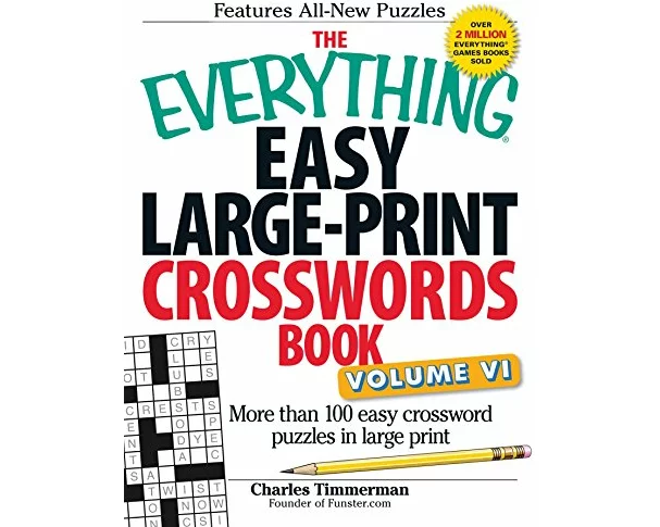 The Everything Easy Large-Print Crosswords Book, Volume VI