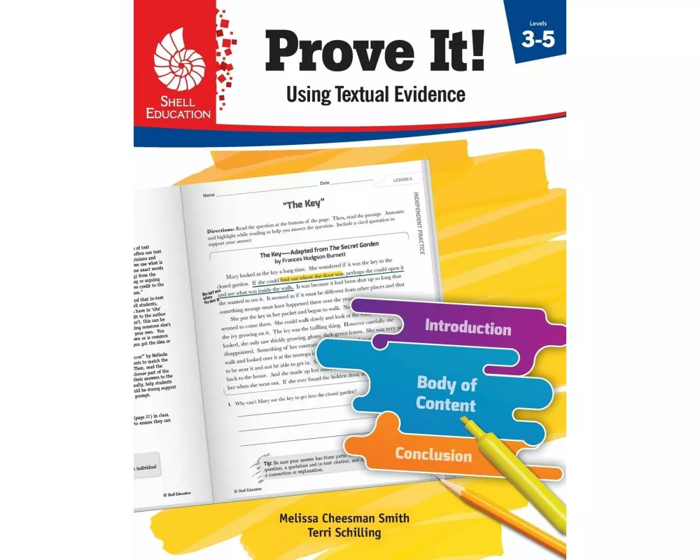 Prove It! Using Textual Evidence, Levels 3-5