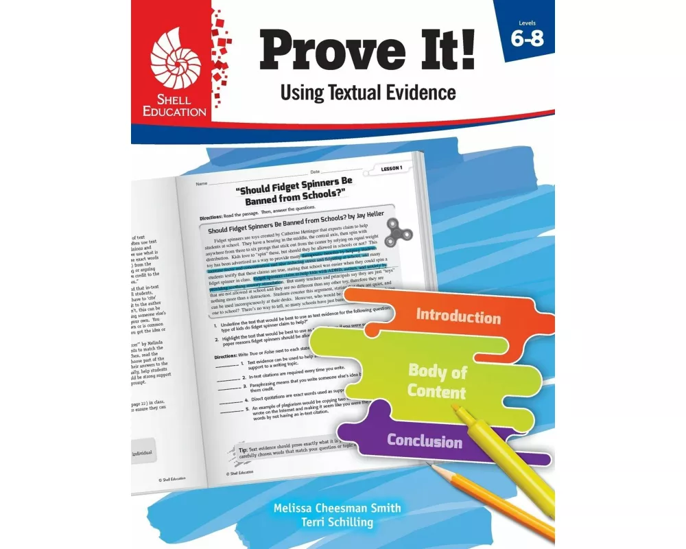 Prove It! Using Textual Evidence, Levels 6-8