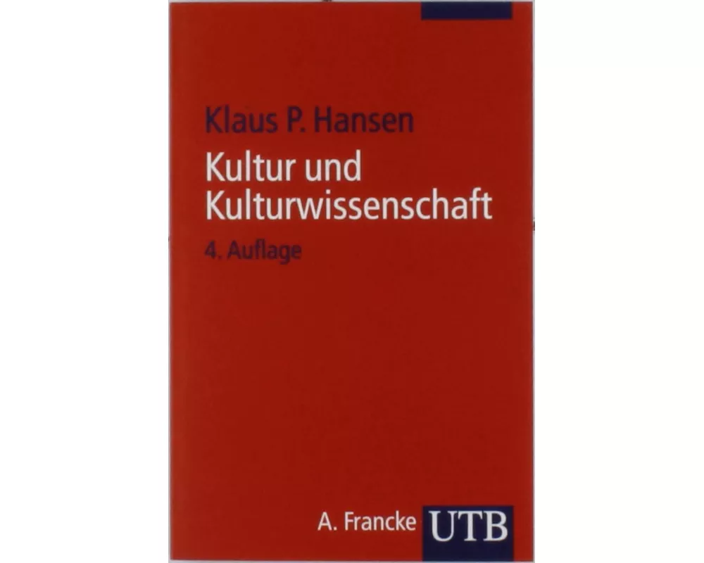 Kultur und Kulturwissenschaft