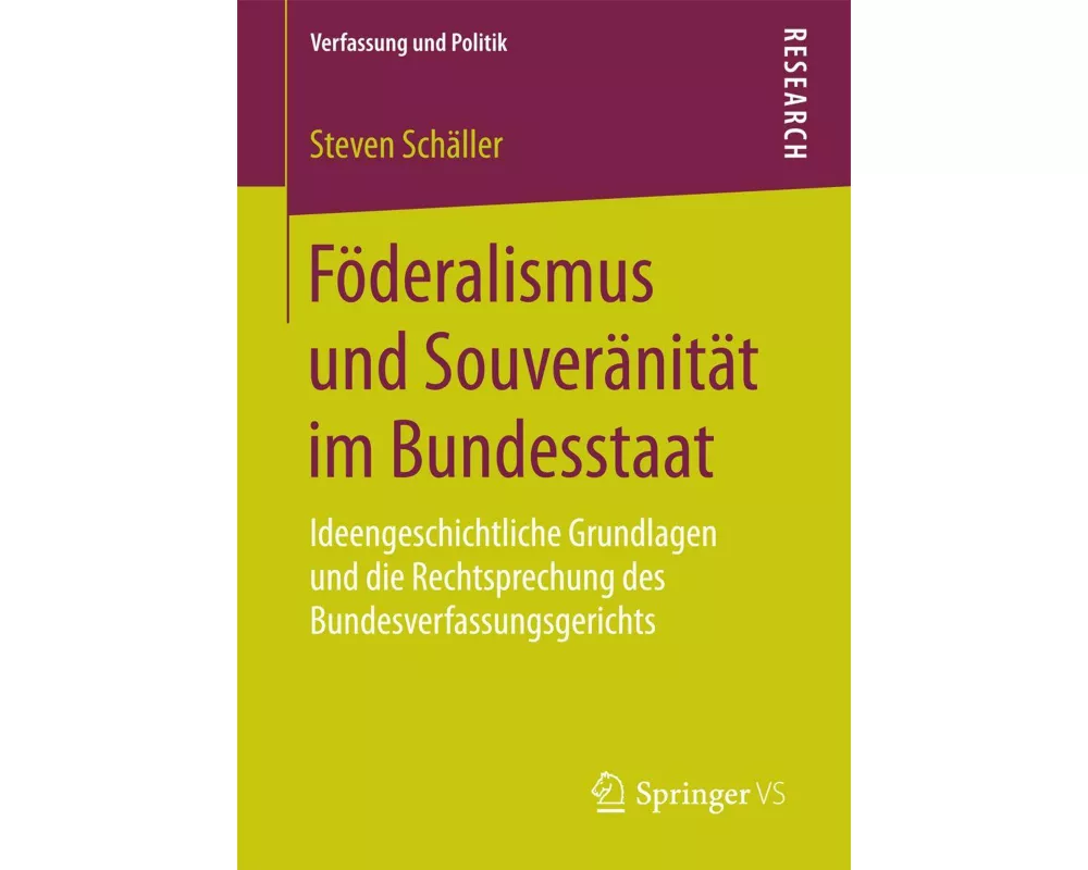 Föderalismus und Souveränität im Bundesstaat