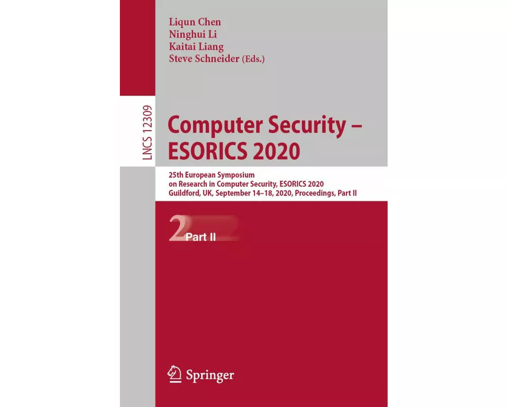 Computer Security - ESORICS 2020