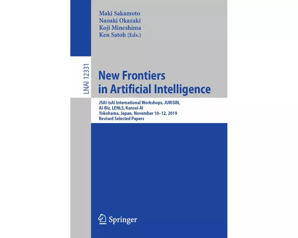 New Frontiers in Artificial Intelligence