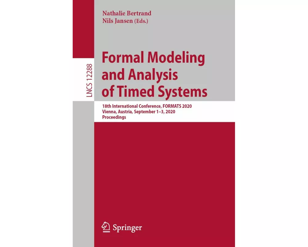 Formal Modeling and Analysis of Timed Systems