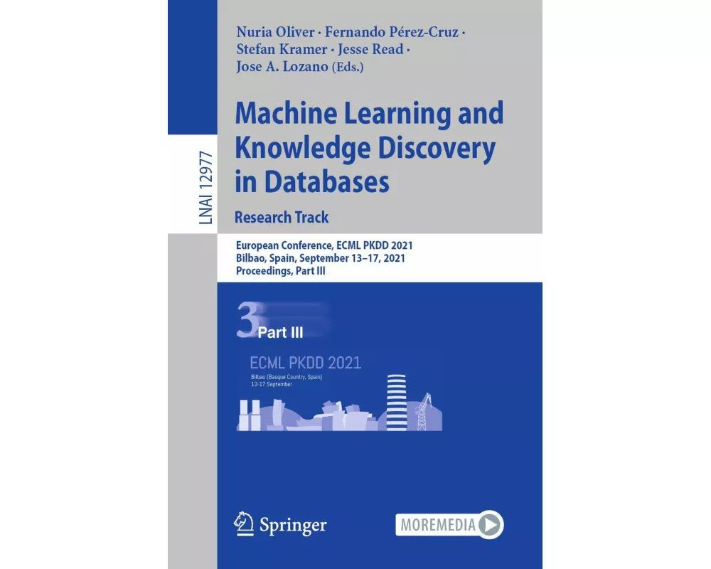 Machine Learning and Knowledge Discovery in Databases. Research Track