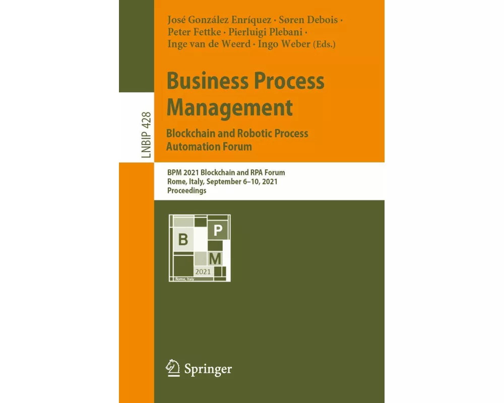 Business Process Management: Blockchain and Robotic Process Automation Forum