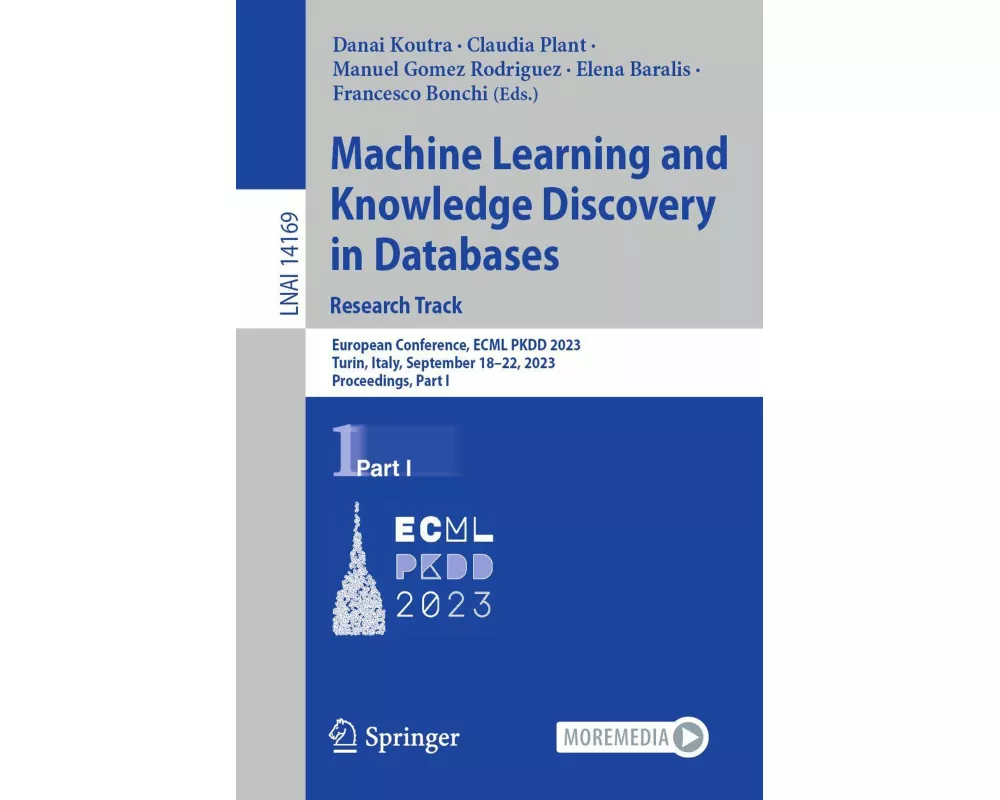 Machine Learning and Knowledge Discovery in Databases: Research Track