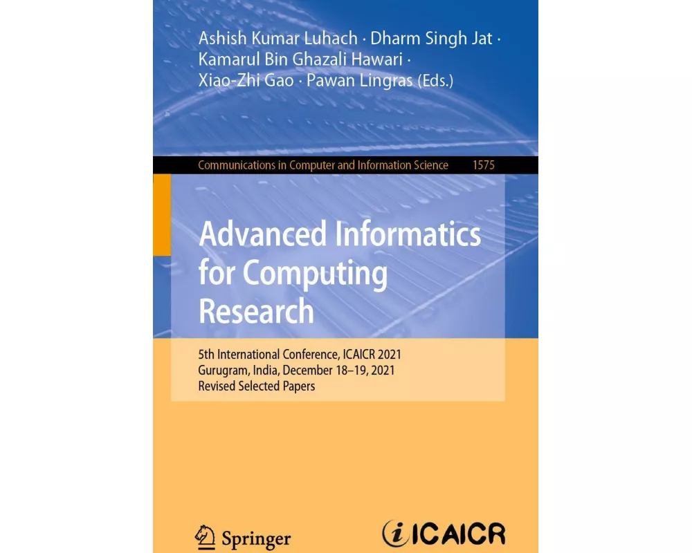 Advanced Informatics for Computing Research