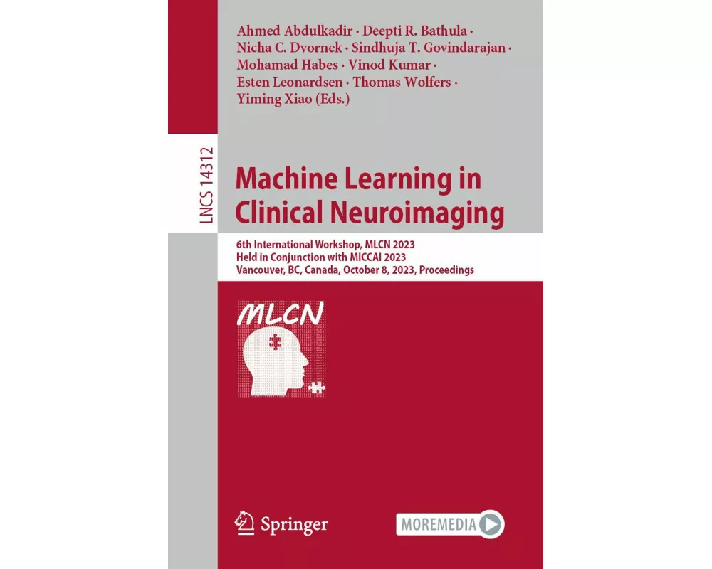 Machine Learning in Clinical Neuroimaging