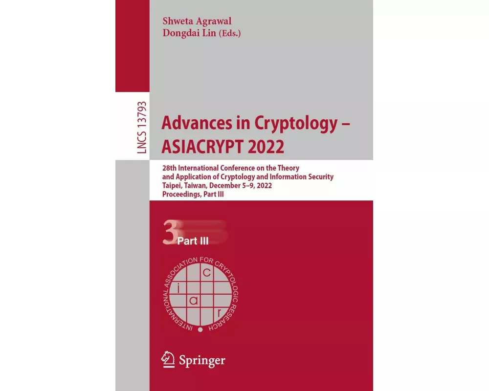 Advances in Cryptology - ASIACRYPT 2022