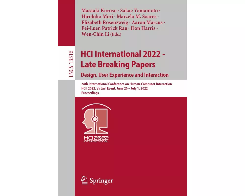 HCI International 2022 - Late Breaking Papers. Design, User Experience and Interaction